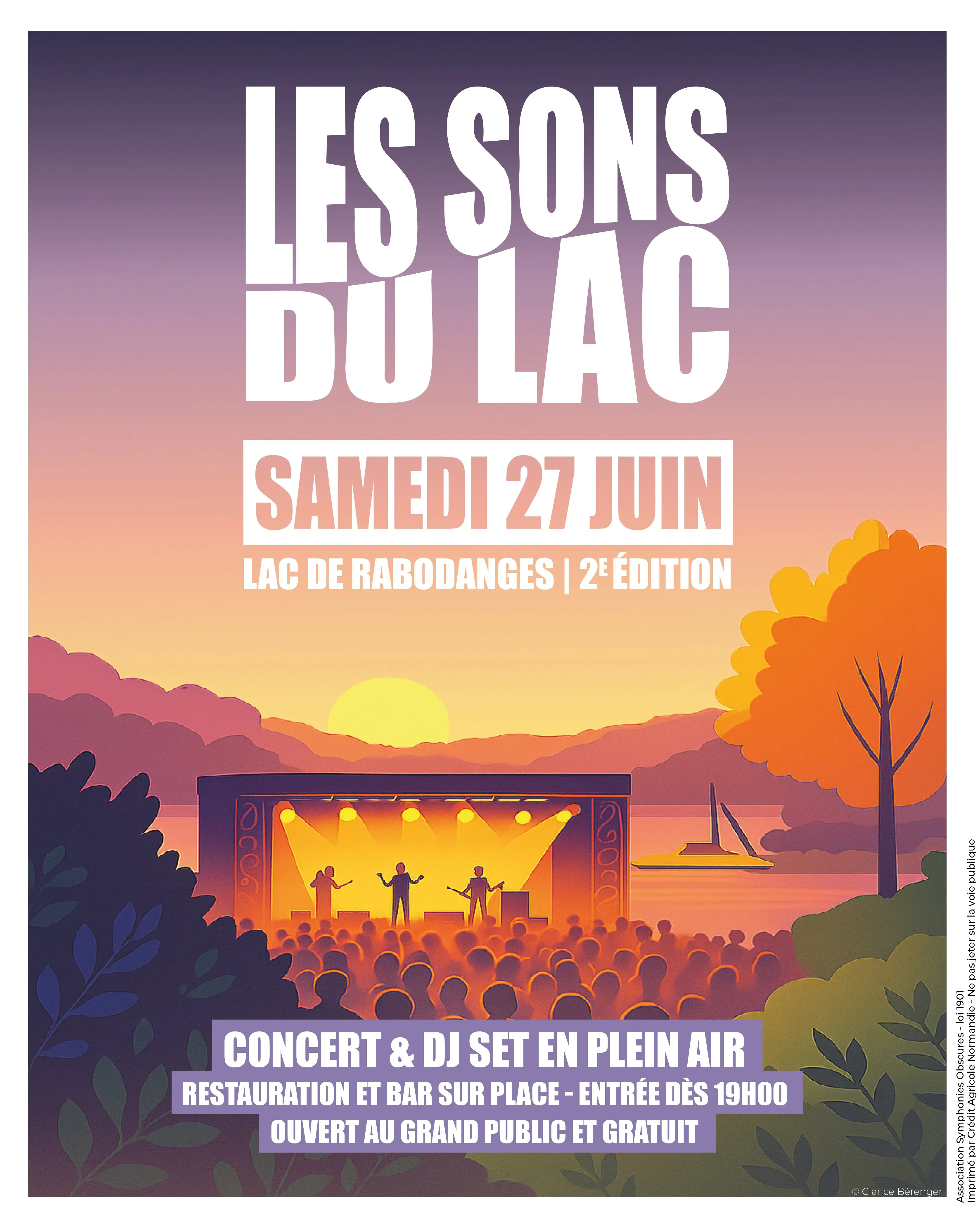 Affiche Les Sons du Lac